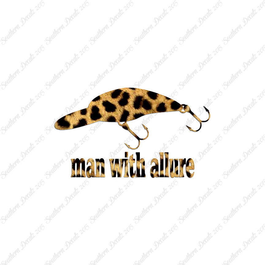 Man With Allure Lure Fishing
