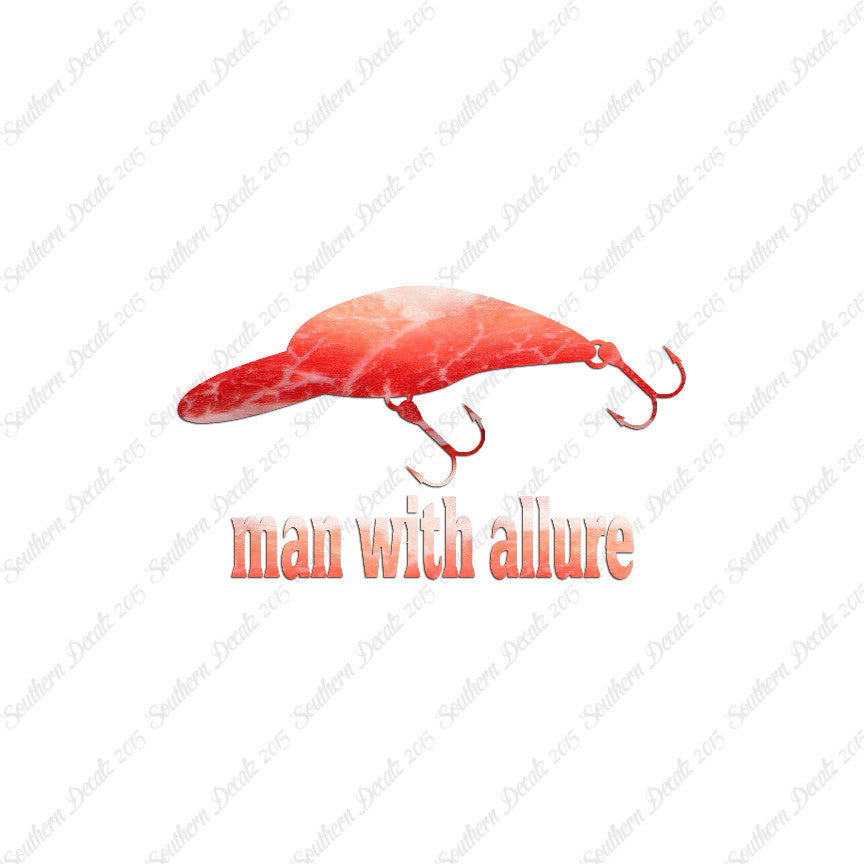 Man With Allure Lure Fishing