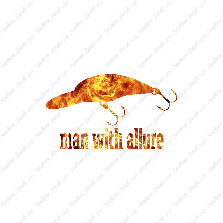 Man With Allure Lure Fishing