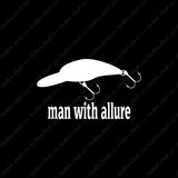 Man With Allure Lure Fishing