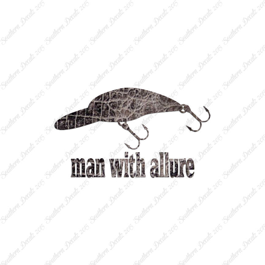 Man With Allure Lure Fishing
