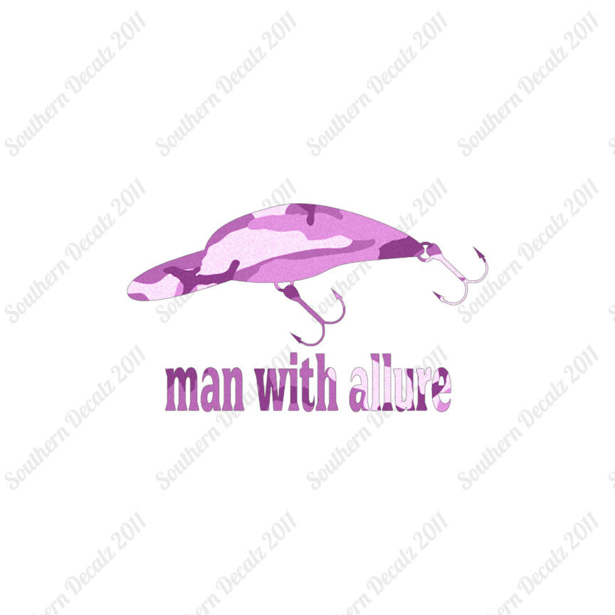 Man With Allure Lure Fishing