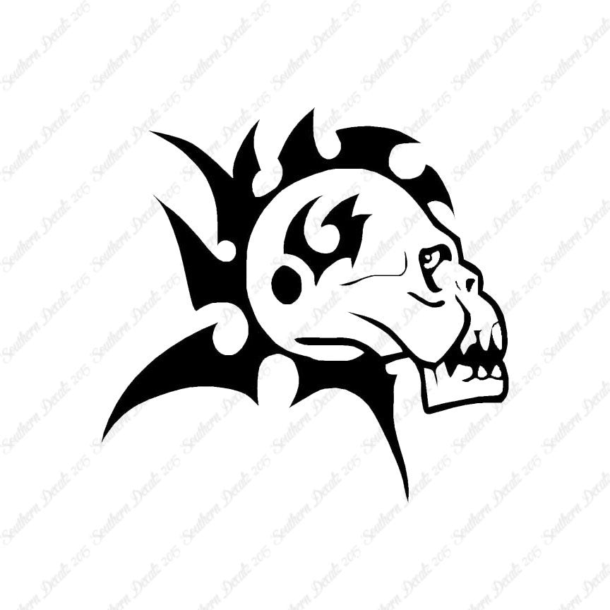 Mohawk Skull
