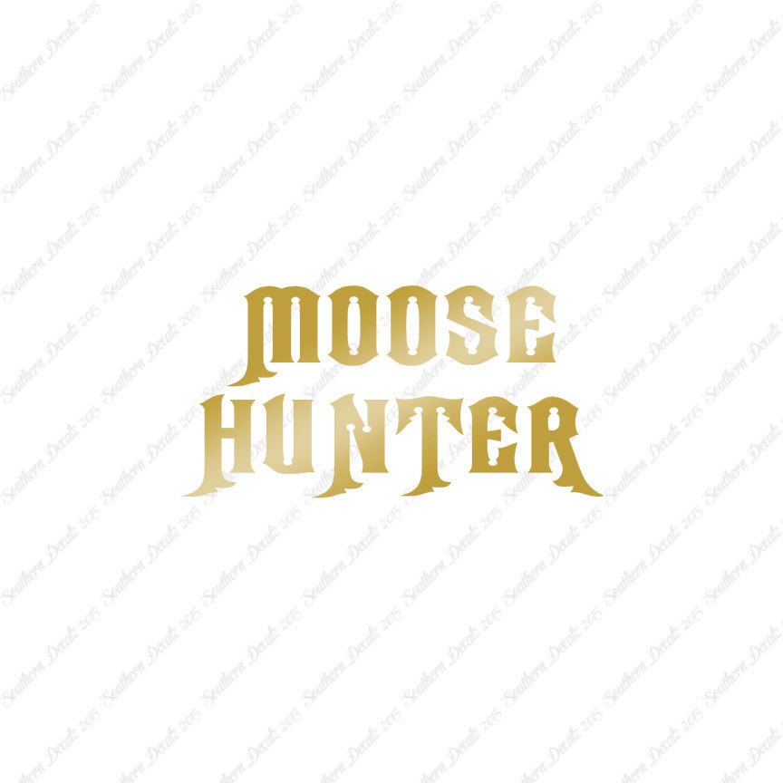 Moose Hunter Hunting