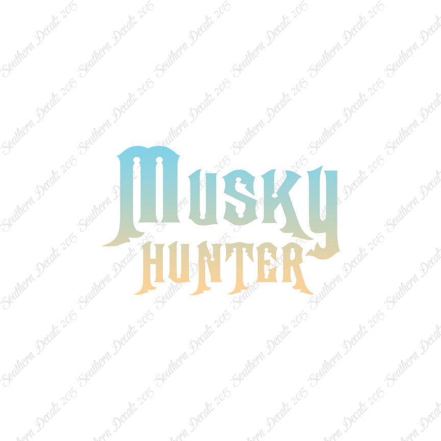 Fish Musky Hunter Fishing