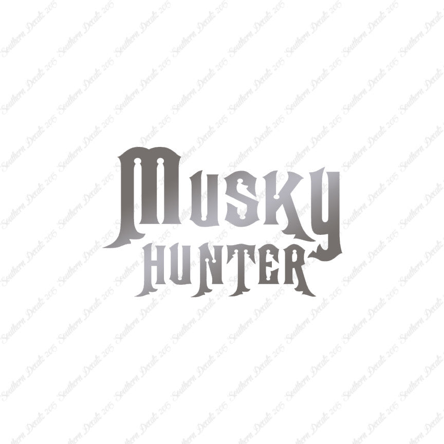 Fish Musky Hunter Fishing