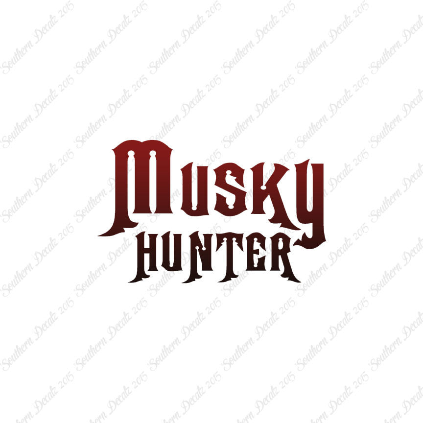 Fish Musky Hunter Fishing