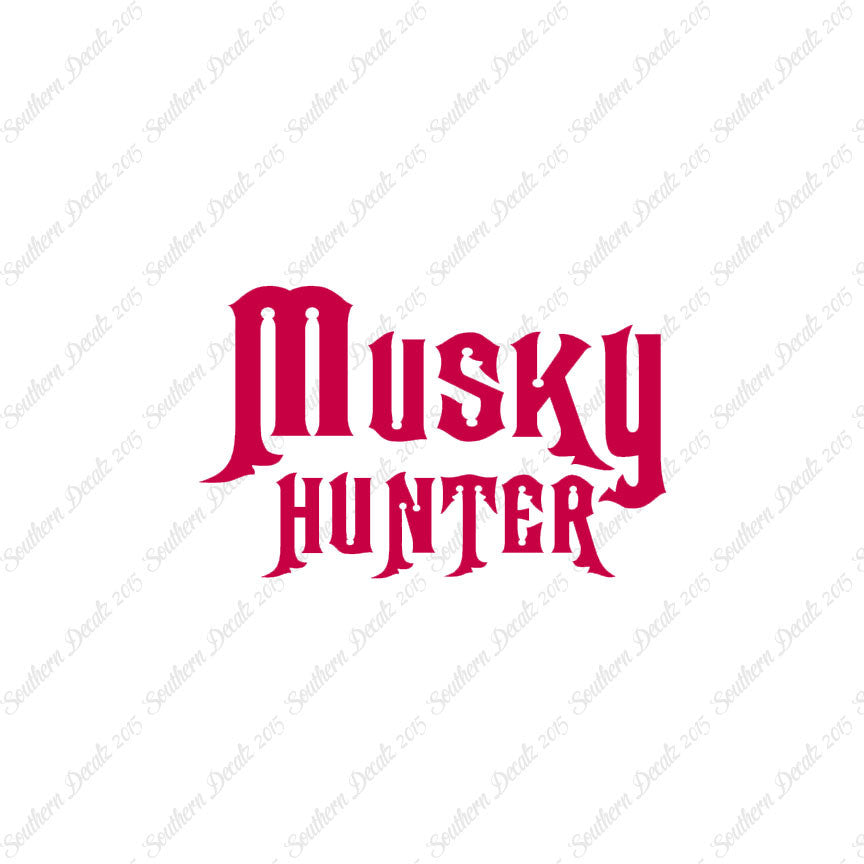 Fish Musky Hunter Fishing