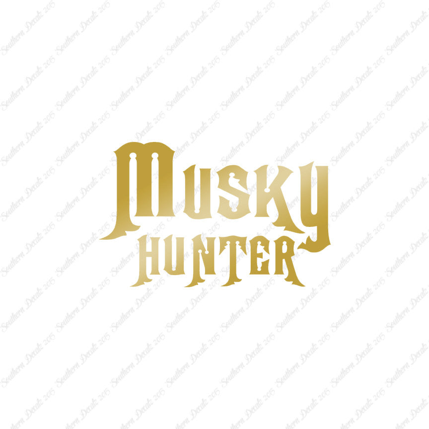 Fish Musky Hunter Fishing