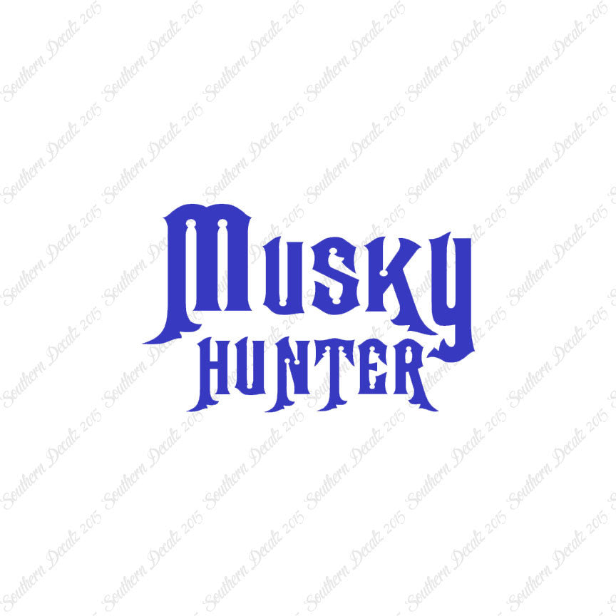Fish Musky Hunter Fishing