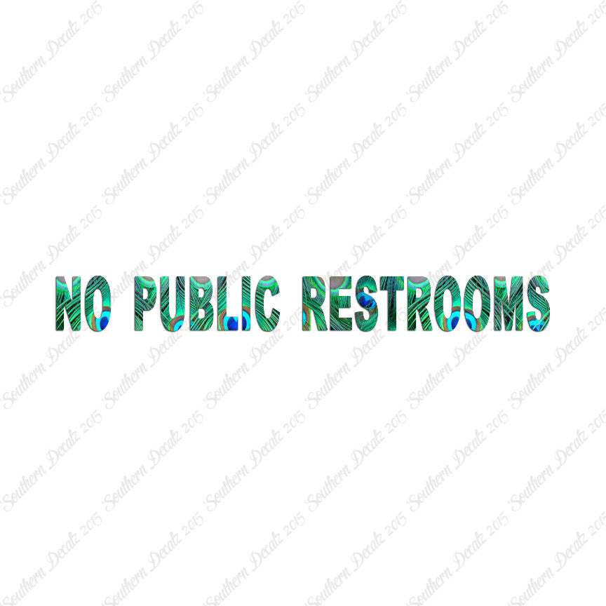 No Public Restroom Washroom