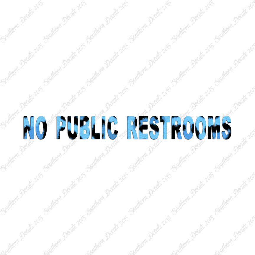 No Public Restroom Washroom