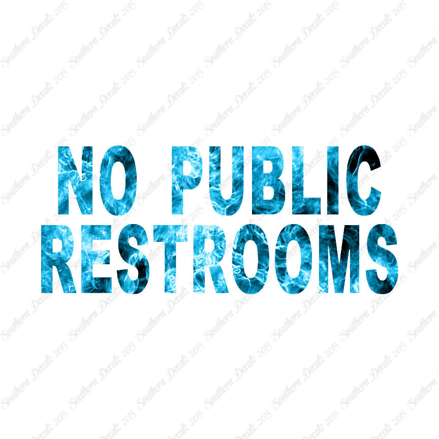 No Public Restrooms Washroom