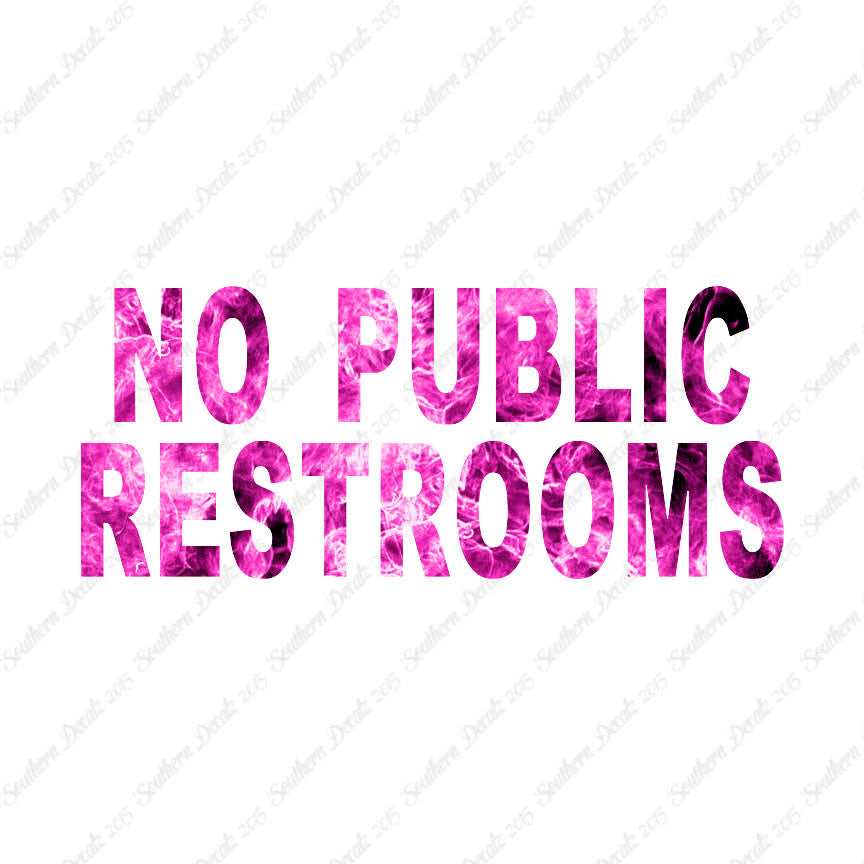 No Public Restrooms Washroom