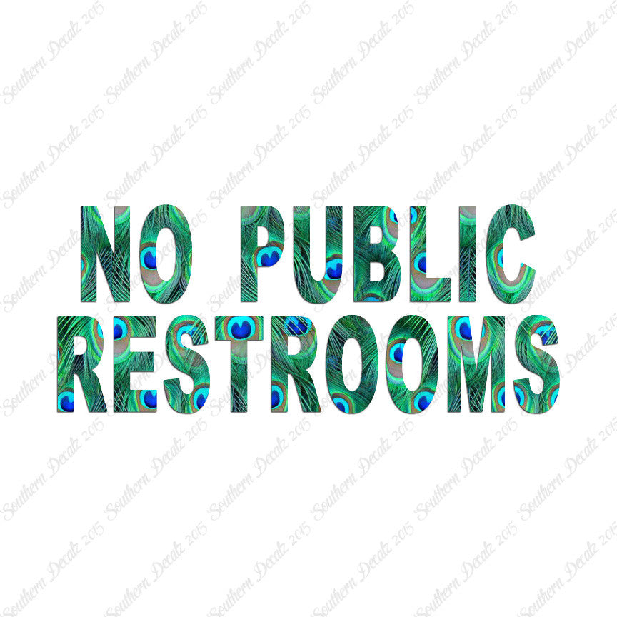 No Public Restrooms Washroom