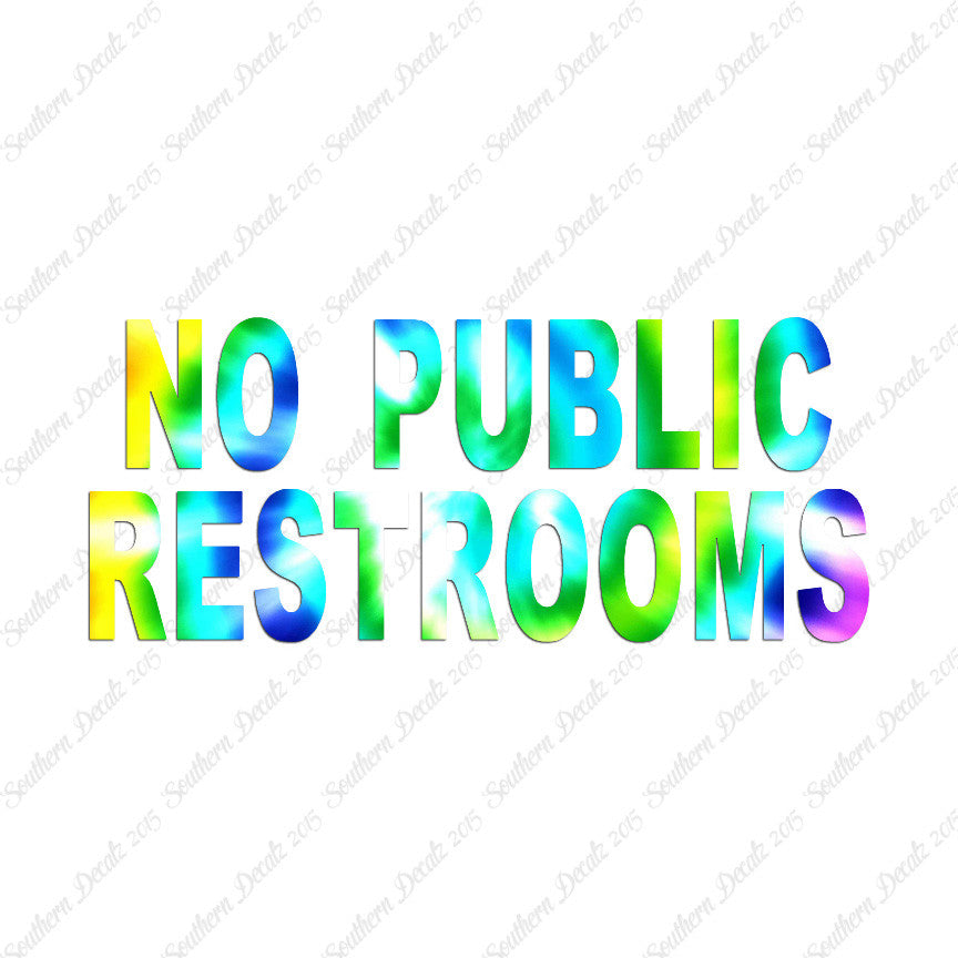 No Public Restrooms Washroom