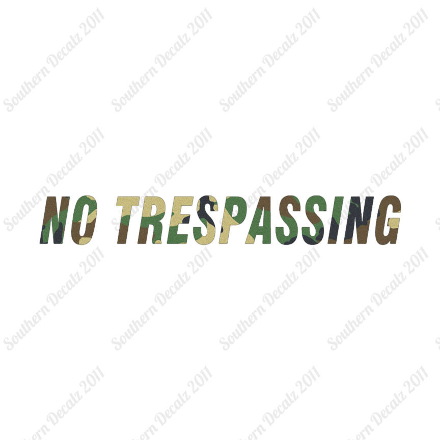 No Trespassing