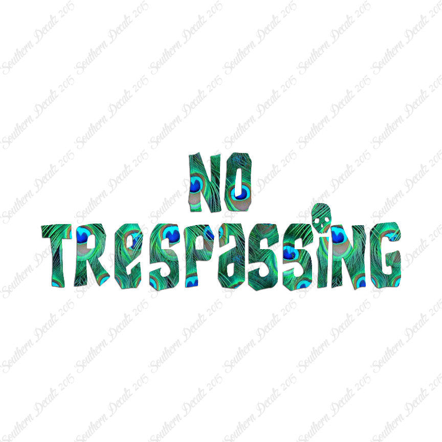 No Trespassing Skull