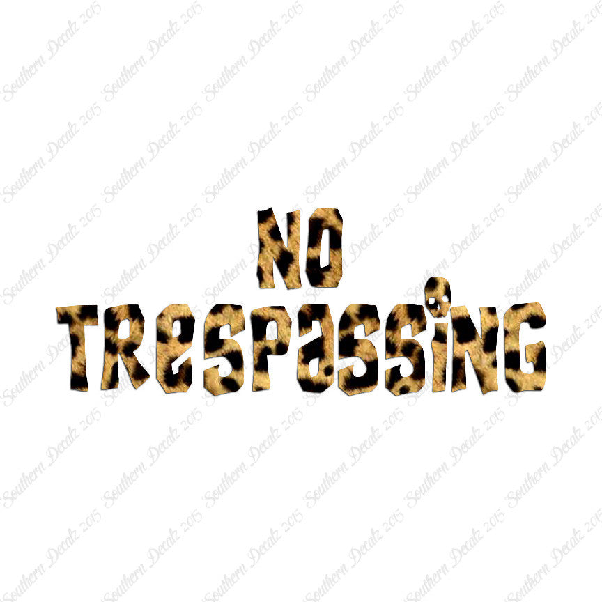 No Trespassing Skull