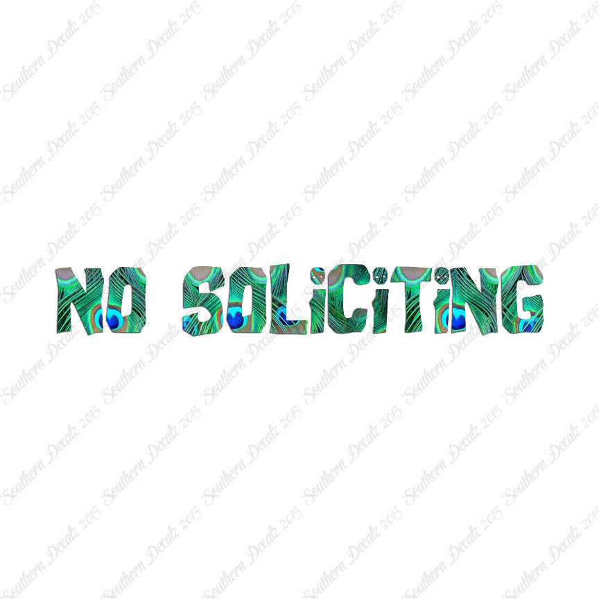 No Soliciting Skulls