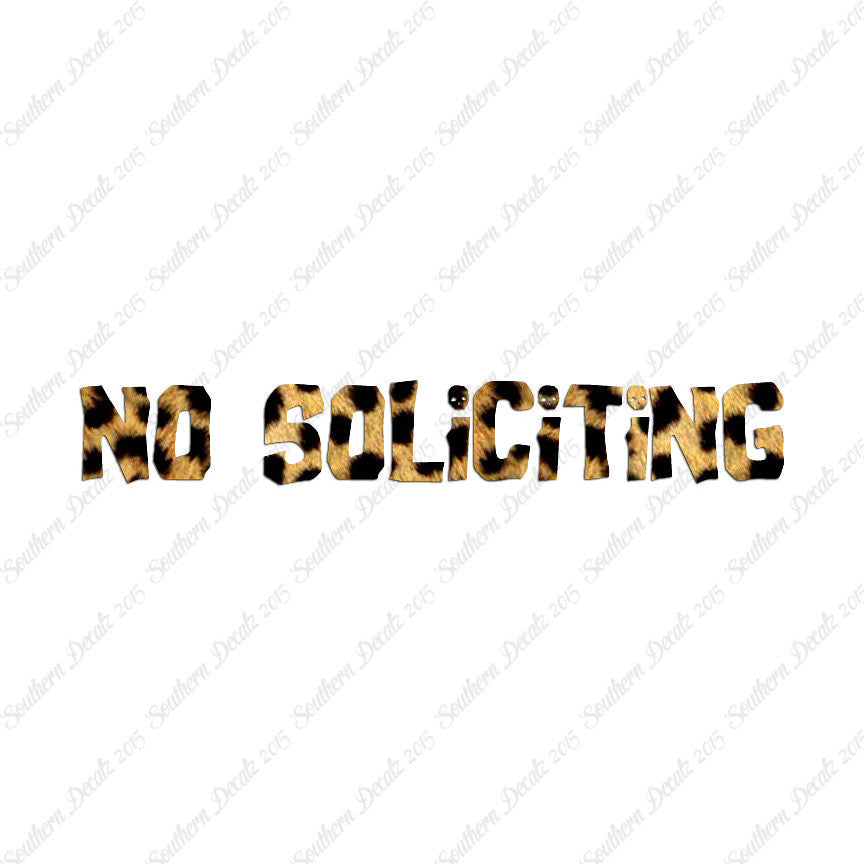 No Soliciting Skulls