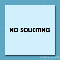 No Soliciting