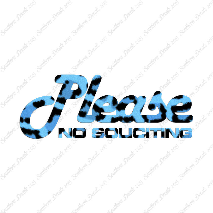 Please No Soliciting