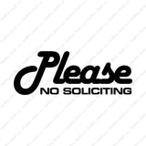 Please No Soliciting