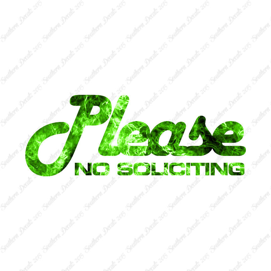 Please No Soliciting