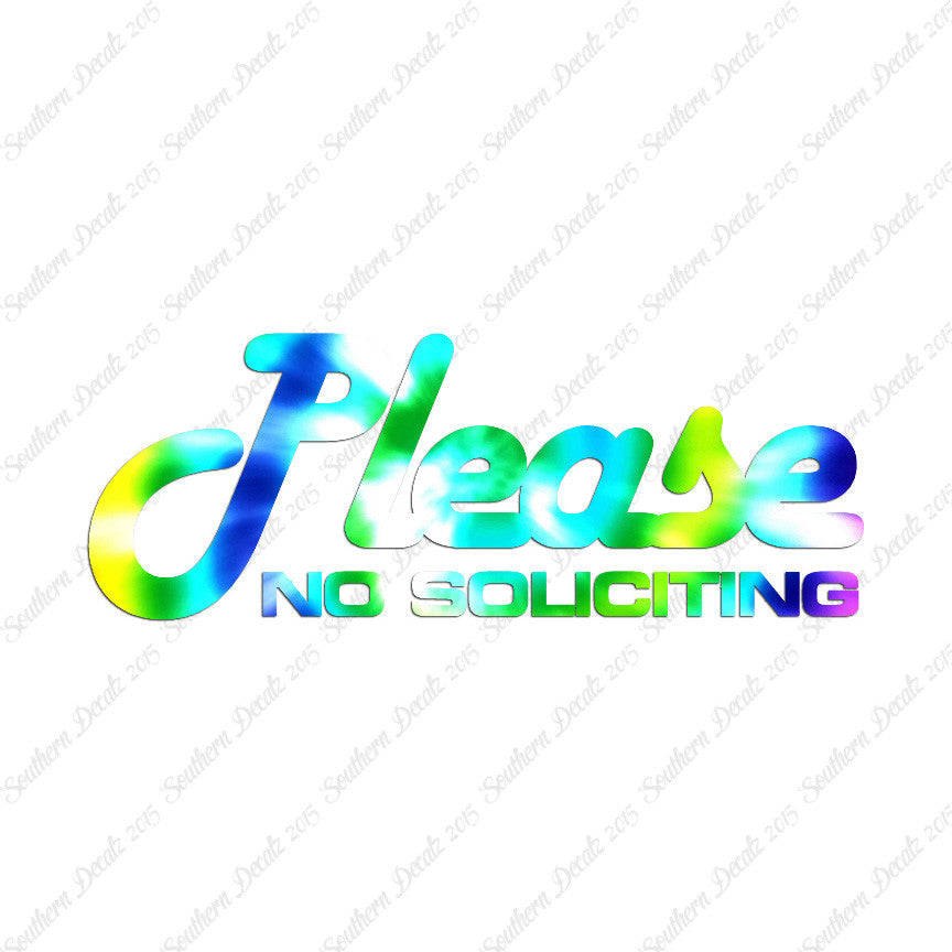 Please No Soliciting