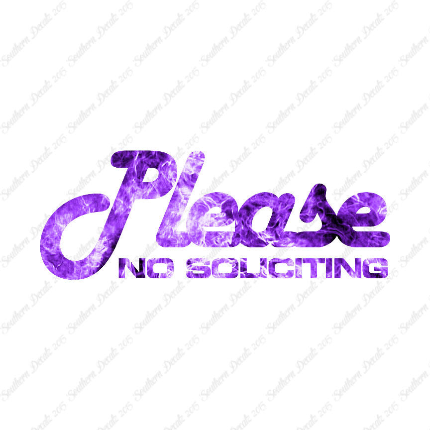 Please No Soliciting