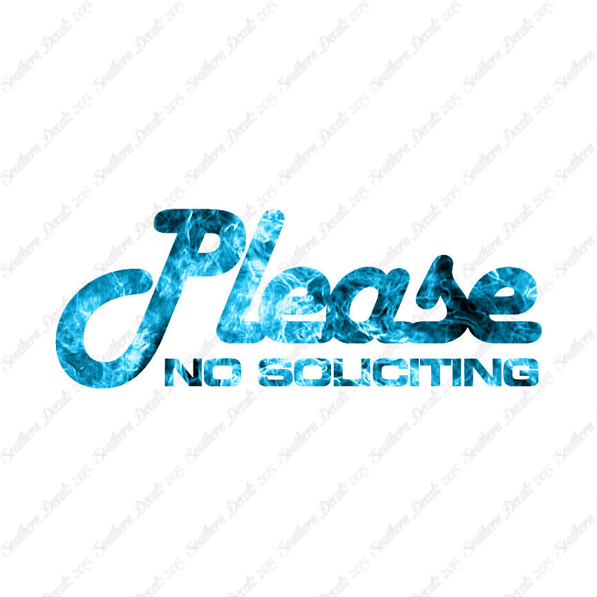 Please No Soliciting