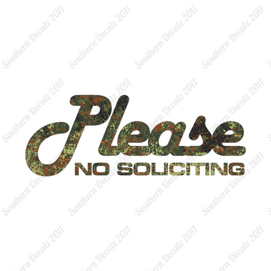 Please No Soliciting