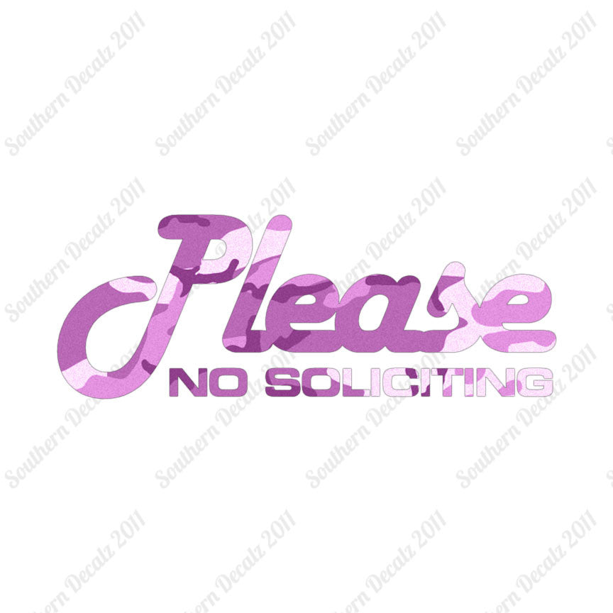 Please No Soliciting