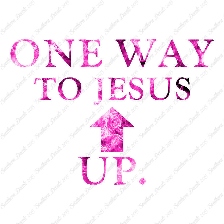 One Way Up Jesus