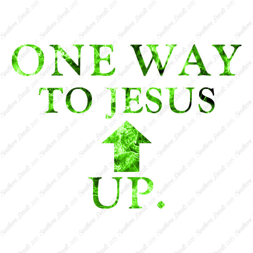 One Way Up Jesus