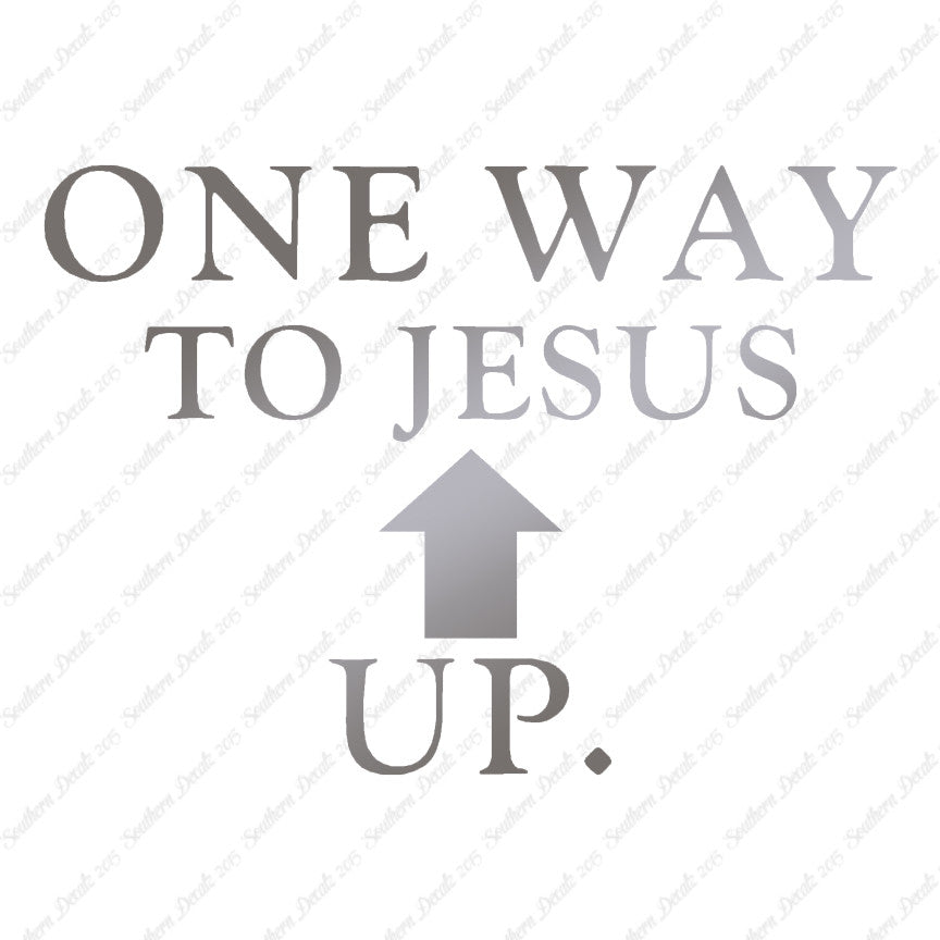 One Way Up Jesus