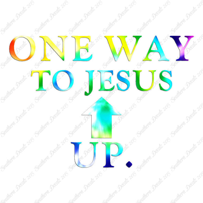 One Way Up Jesus