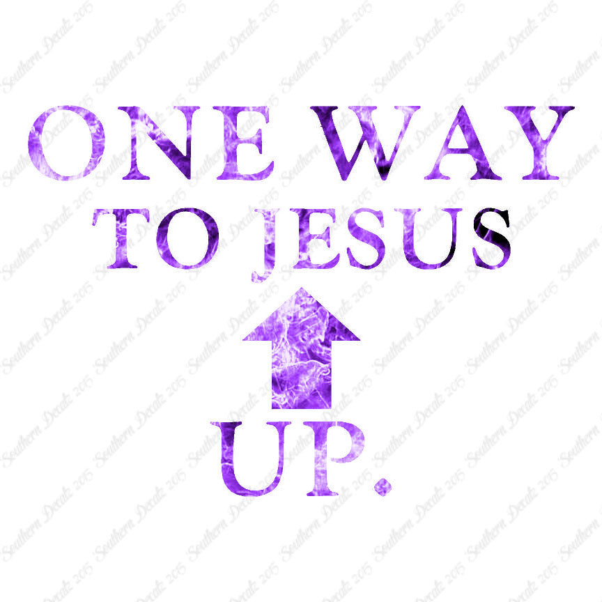 One Way Up Jesus