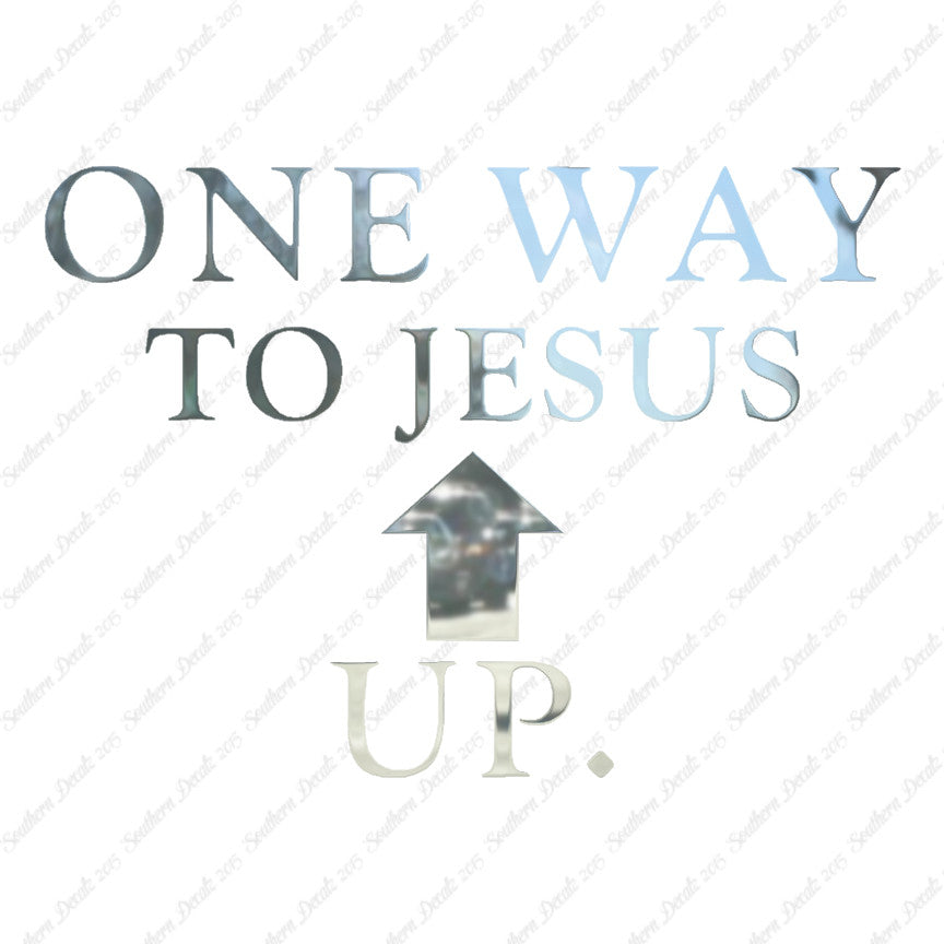 One Way Up Jesus