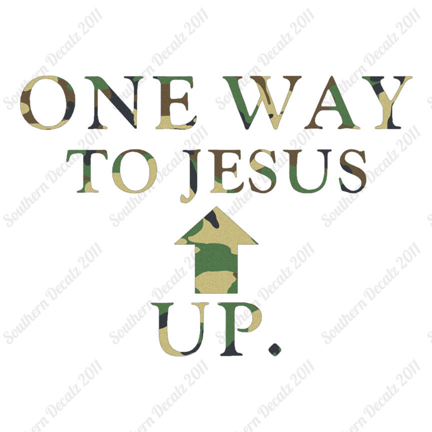 One Way Up Jesus