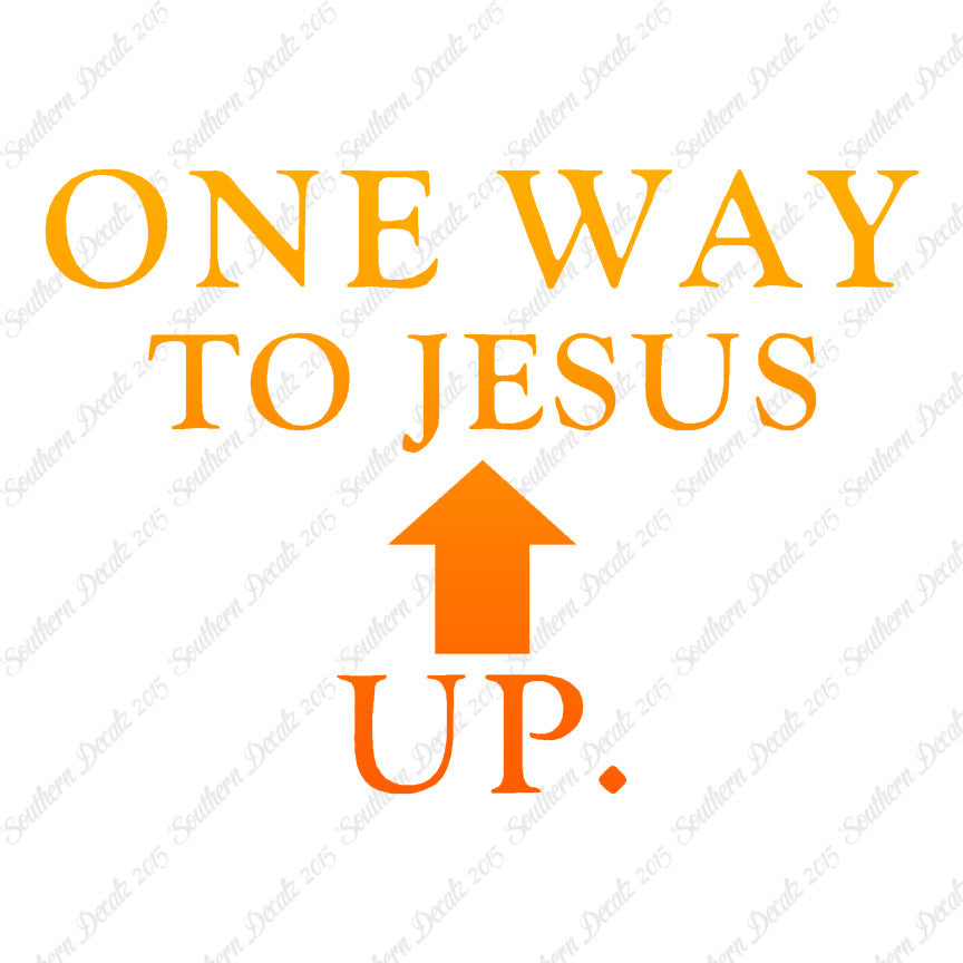 One Way Up Jesus