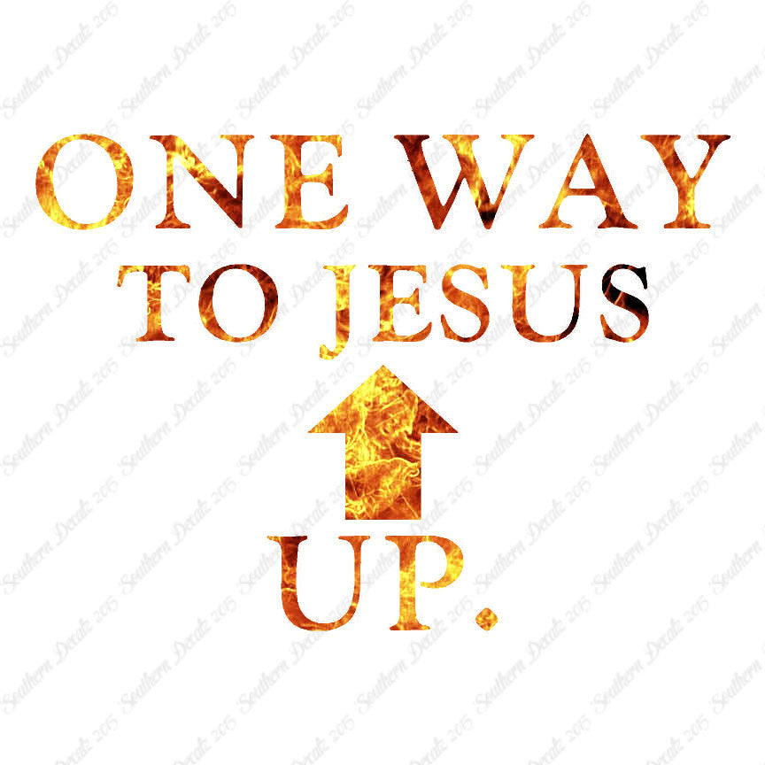 One Way Up Jesus