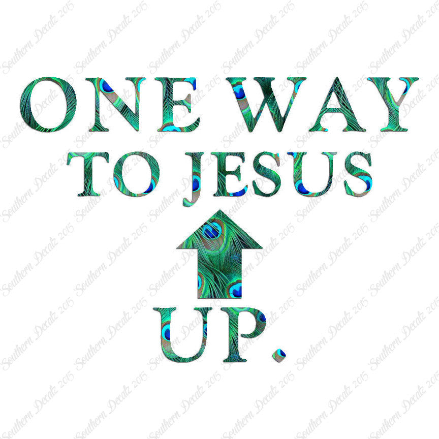 One Way Up Jesus