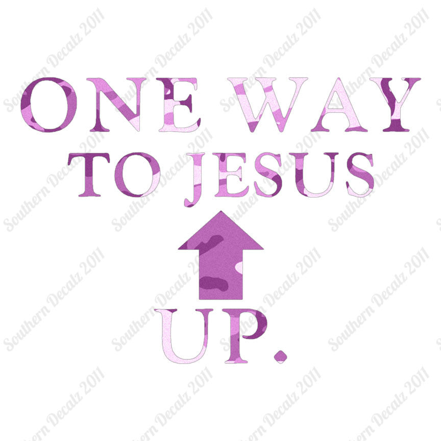 One Way Up Jesus
