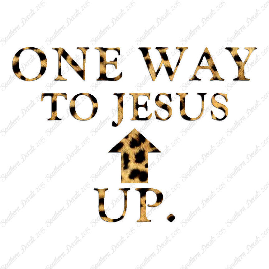 One Way Up Jesus