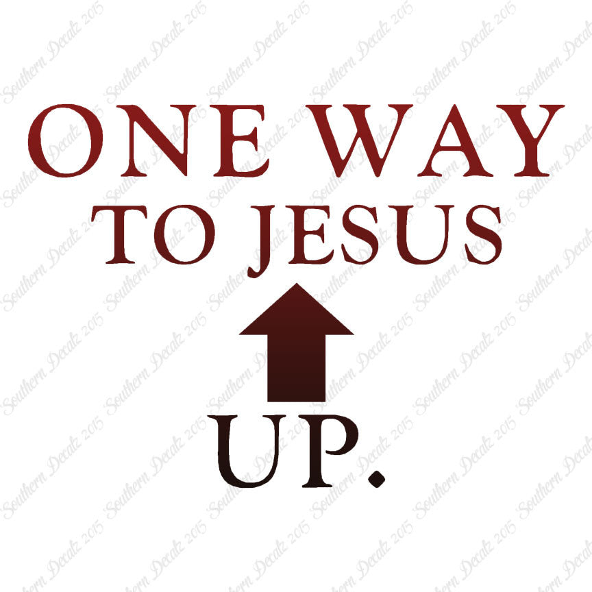One Way Up Jesus