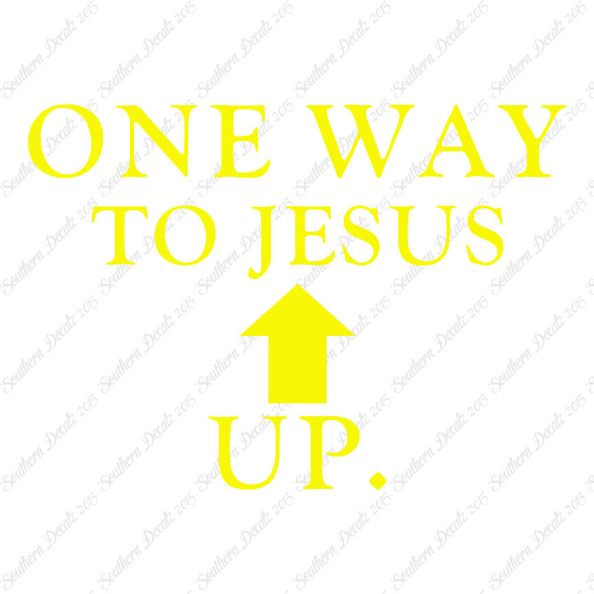 One Way Up Jesus