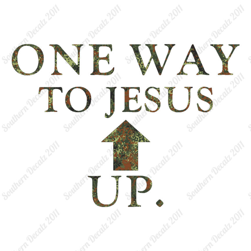 One Way Up Jesus