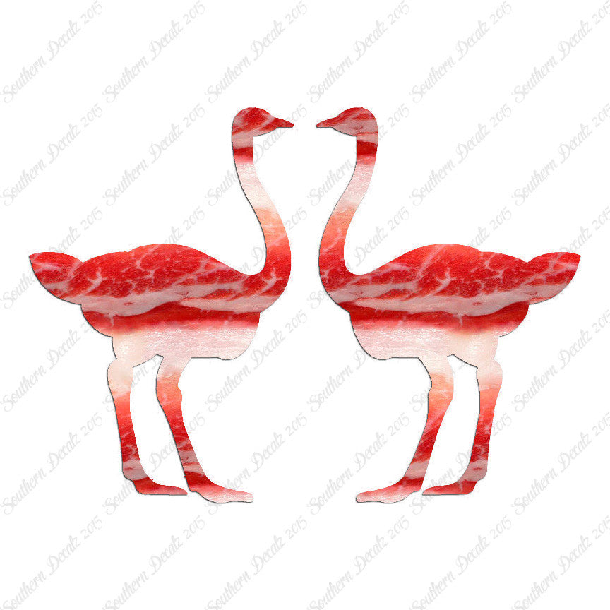 Pair Of Ostrich Ostriches
